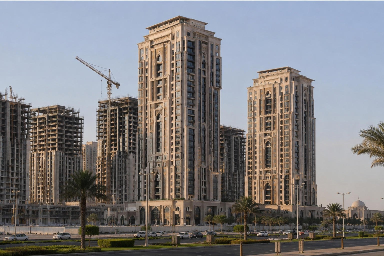 إنشاء الأبراج والمجمعات